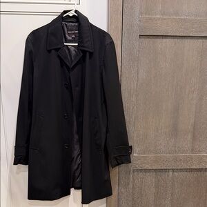 Men’s Michael Kors Elegant Black Trench Coat. Perfect condition! Black size M